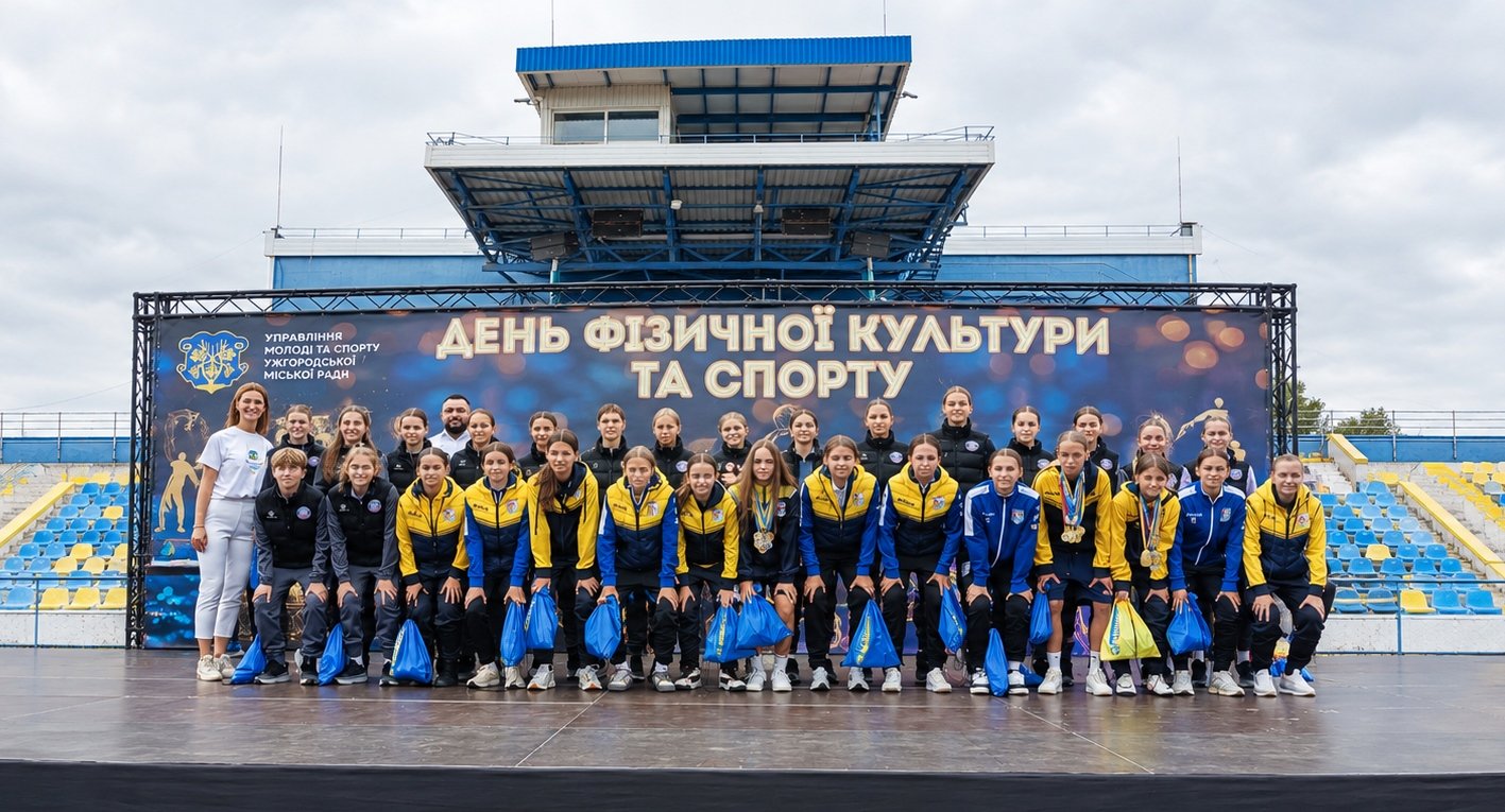 Юні футболістки СДЮСШОР — учасниці «Ходи чемпіонів»
